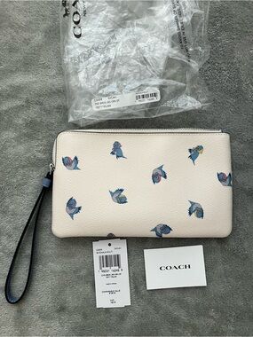 NWT Coach X Disney Cinderella Large Corner Zip Wristlet